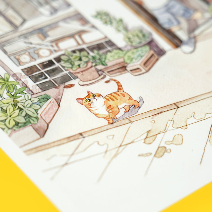 Watercolor Print: Stationery Season
