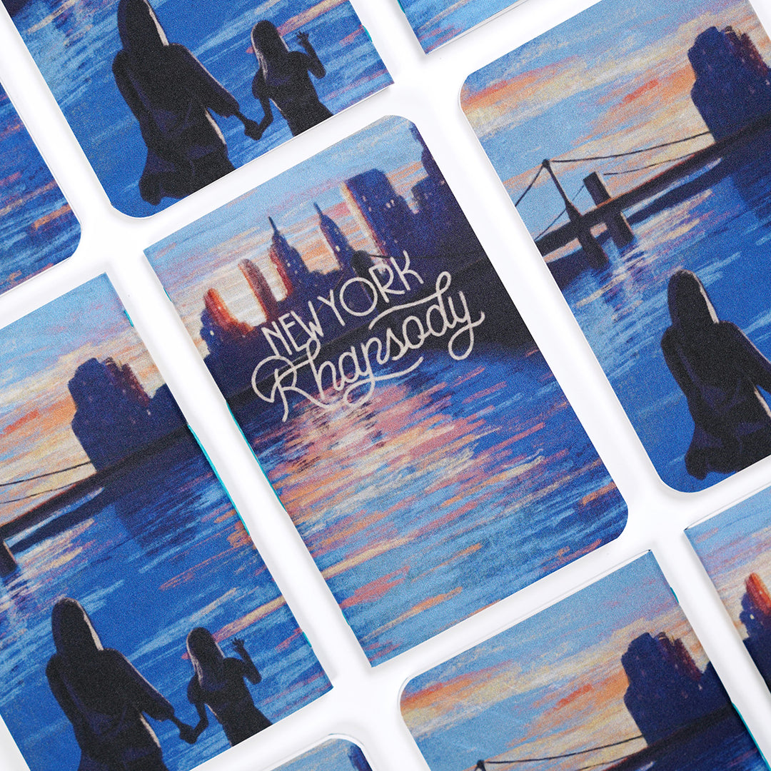 adorama youtube film new york rhapsody by Salvatore D'Alia. Front and back of notebooks