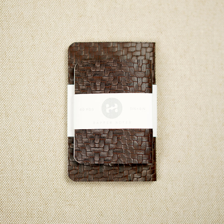 brown basket weave faux leather fabric