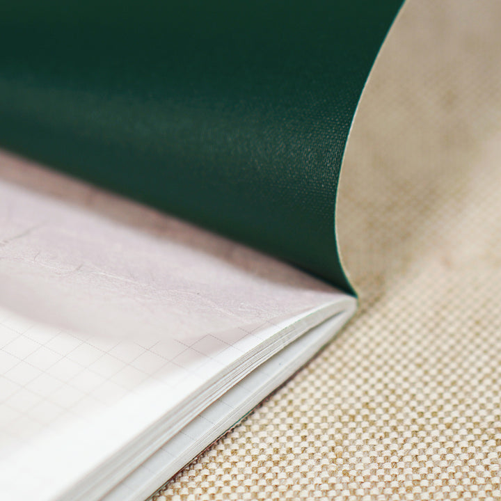 phthalo green notebook cover inside