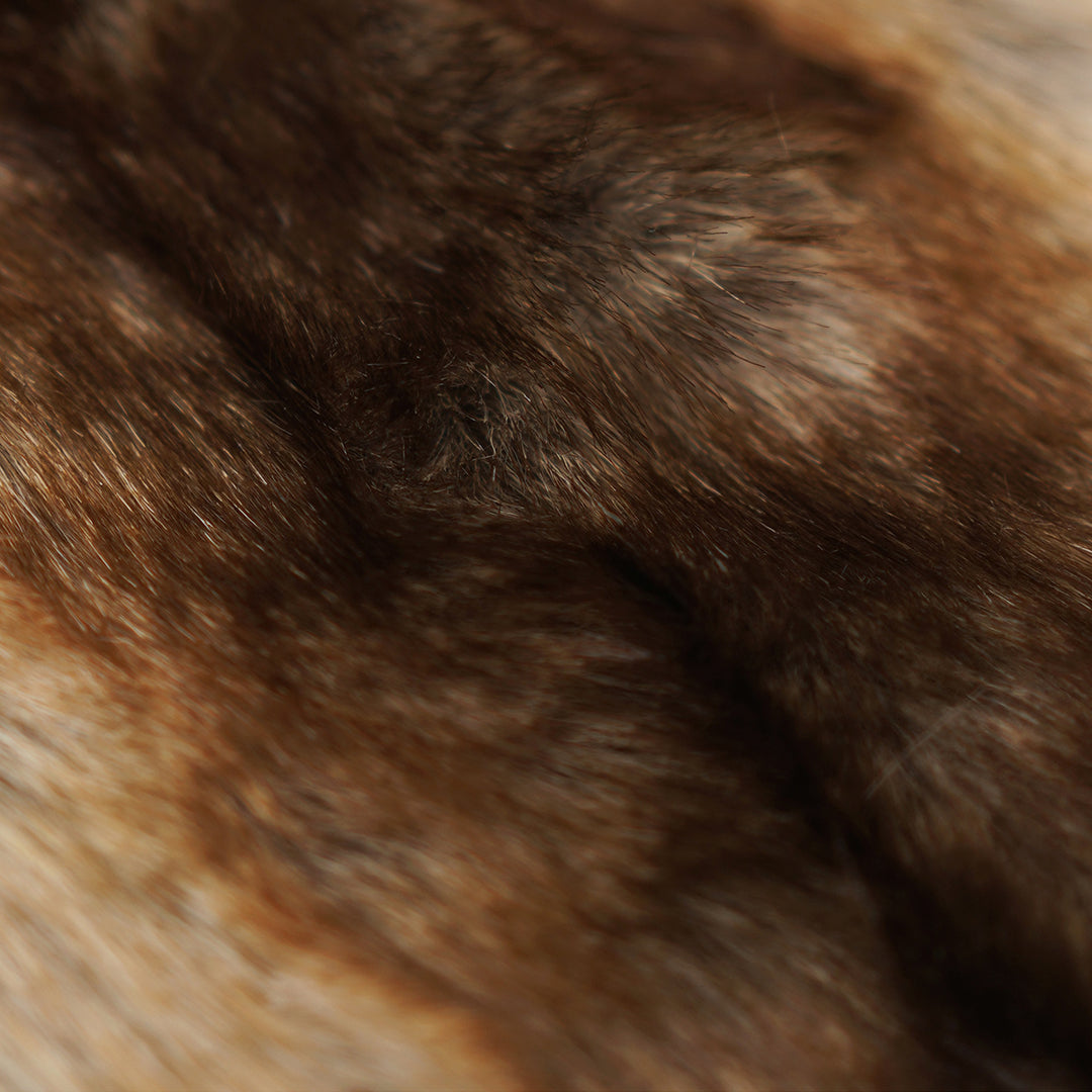 Faux chinchilla fabric closeup texture