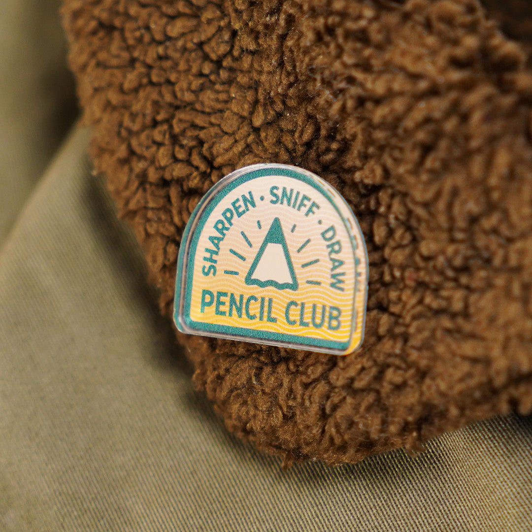 Pencil Club Pin