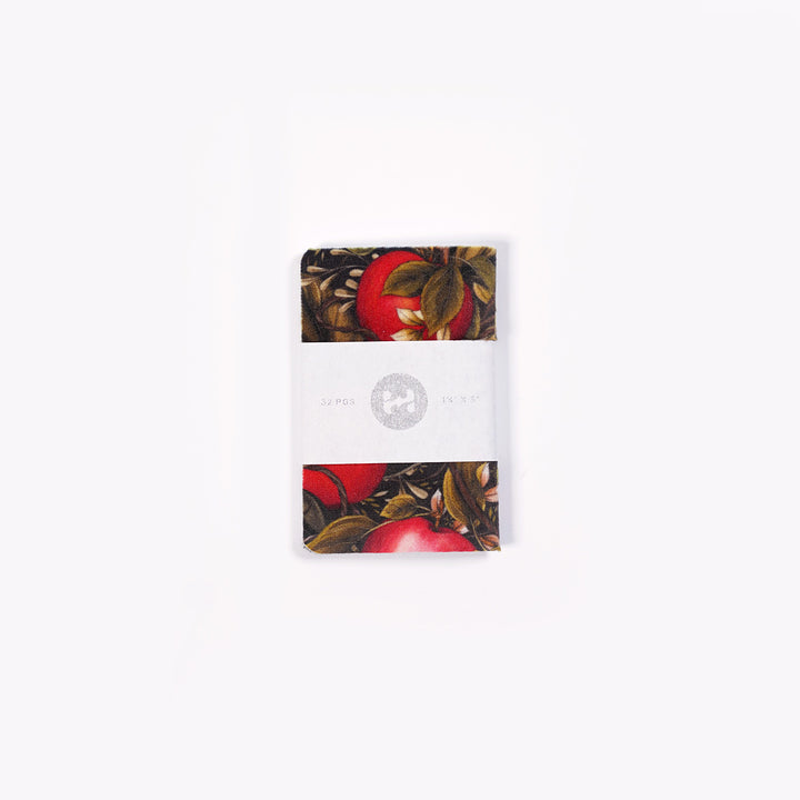 A miniature floral pocket notebook