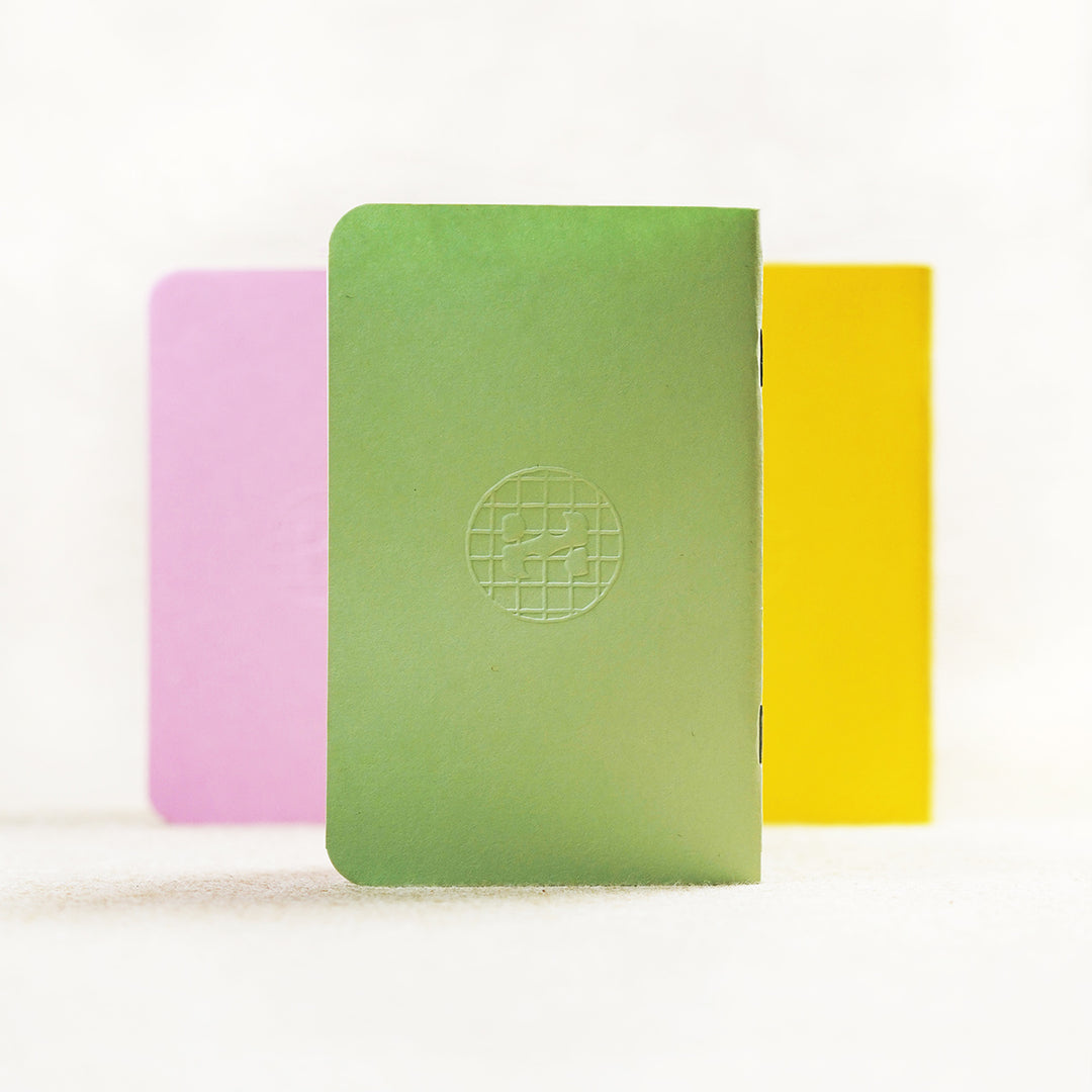 colorful assortment of notebooks