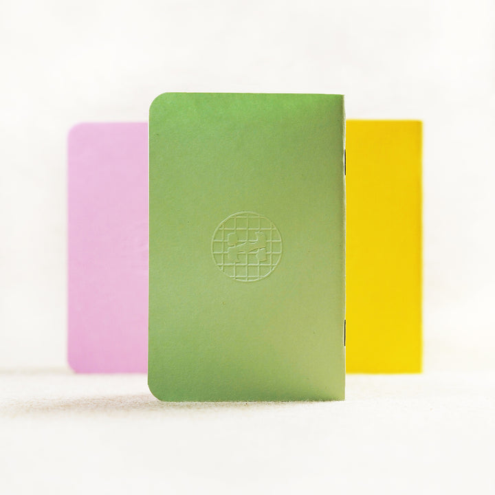 colorful assortment of notebooks