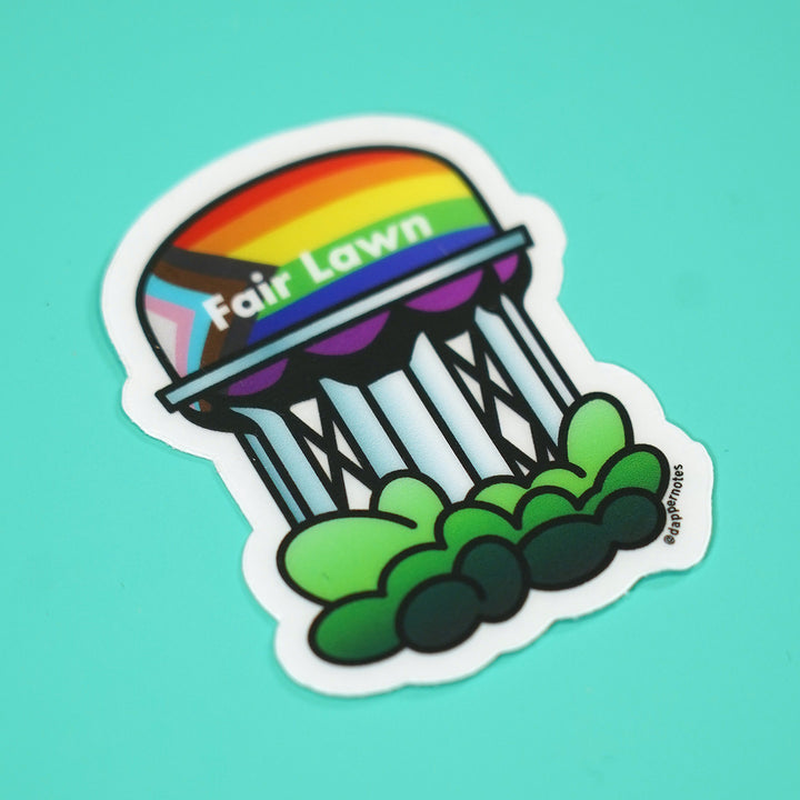 Water Tower Pride Stickers