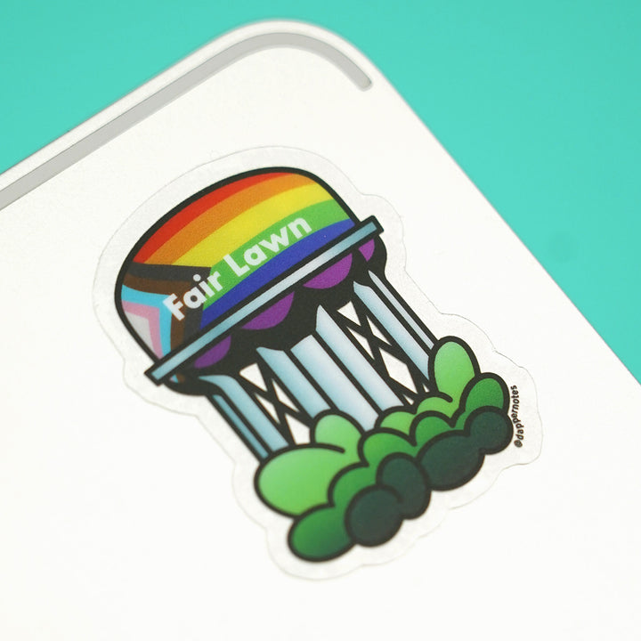 Water Tower Pride Stickers