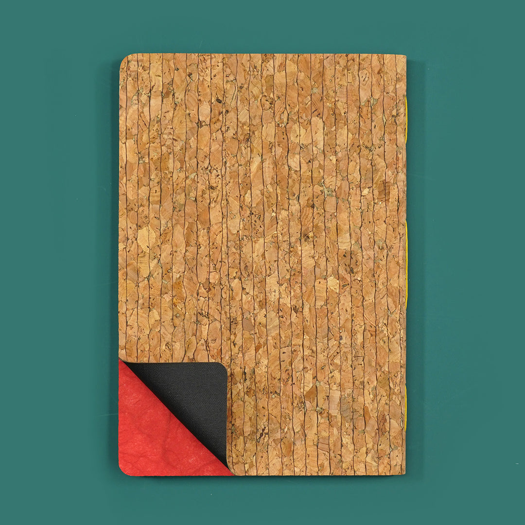 Giant Heart Large Cork Notebook