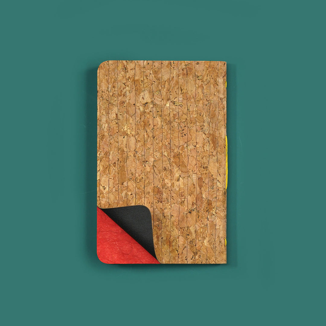 Giant Heart Pocket Cork Notebook