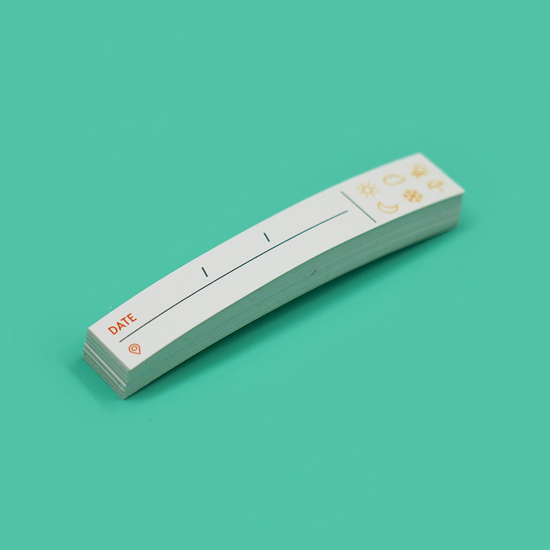 Daily Notes Journaling Sticker with Date, Location, and Weather ...