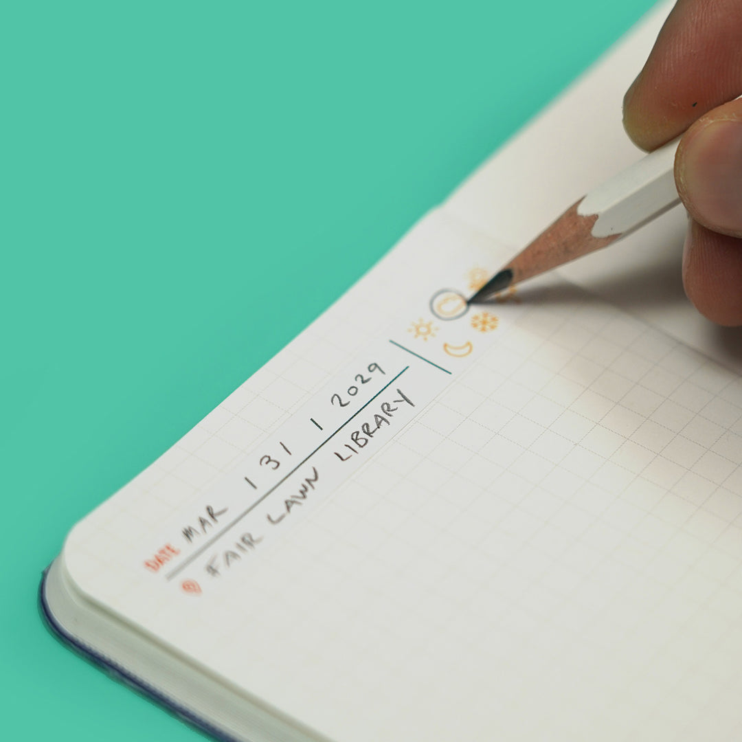 Daily Notes Journaling Sticker with Date, Location, and Weather ...