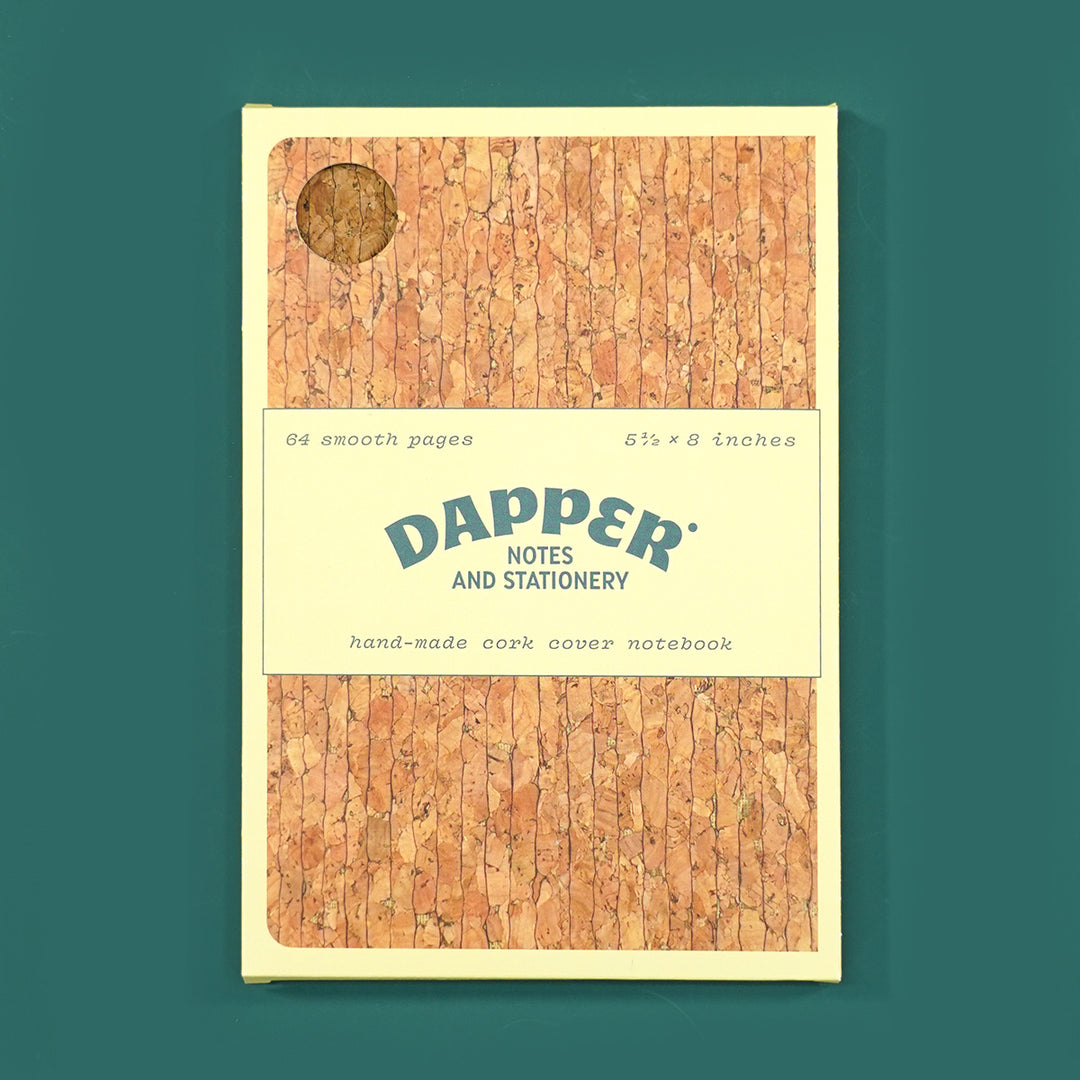 Giant Heart Large Cork Notebook