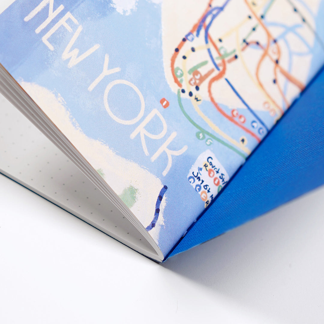 hand drawn new york city subway map