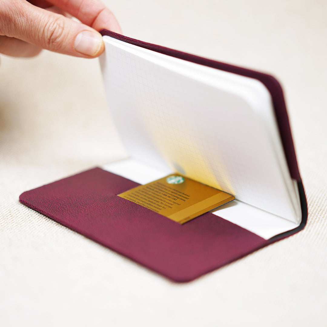 credit card notebook cover