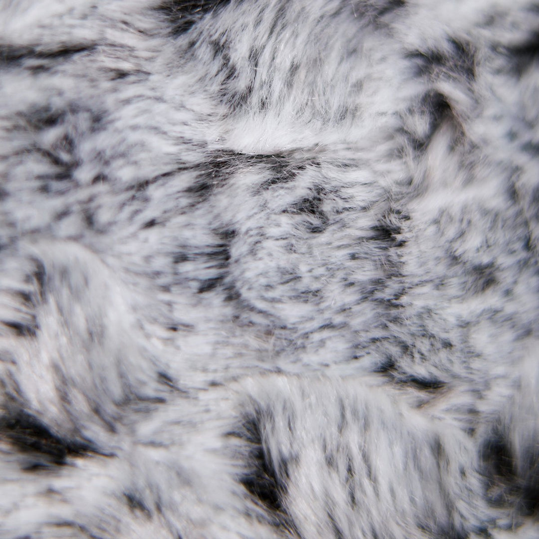 faux rabbit fur fabric texture closeup