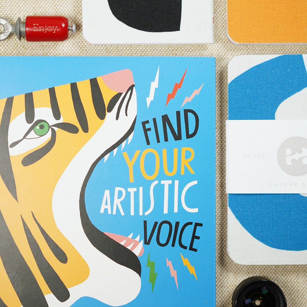 Find Your Artistic Voice by Lisa Congdon, shown with Dapper Notes